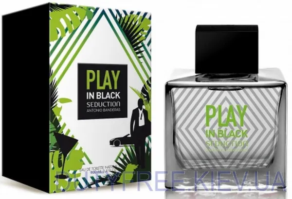 Antonio Banderas Seduction In Black Play for Men