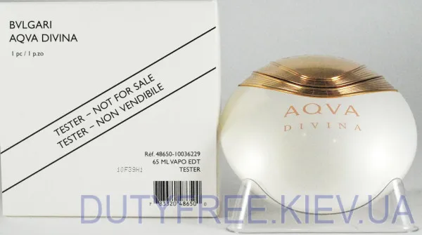 Bvlgari Aqva Divina Тестер