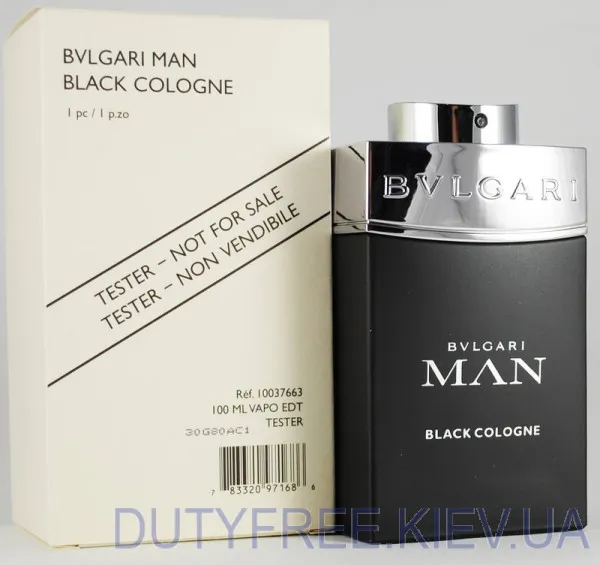 Bvlgari Man Black Cologne Тестер