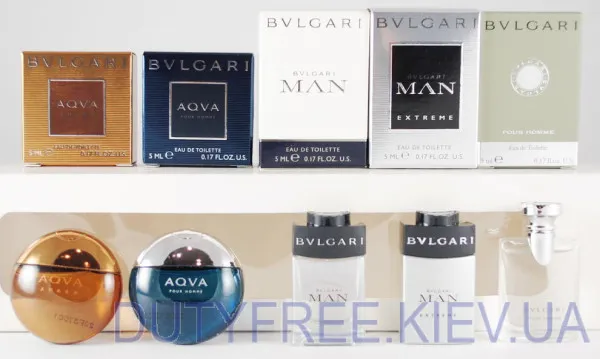Bvlgari набор миниатюр мужской
