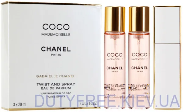 Chanel Coco Mademoiselle Eau de Parfum 3*20 ml edp