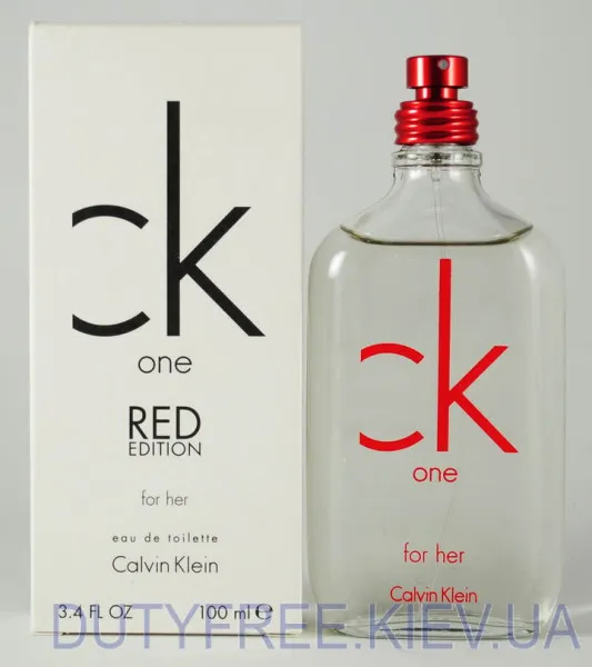 Calvin Klein Ck One Red Edition For Her Тестер