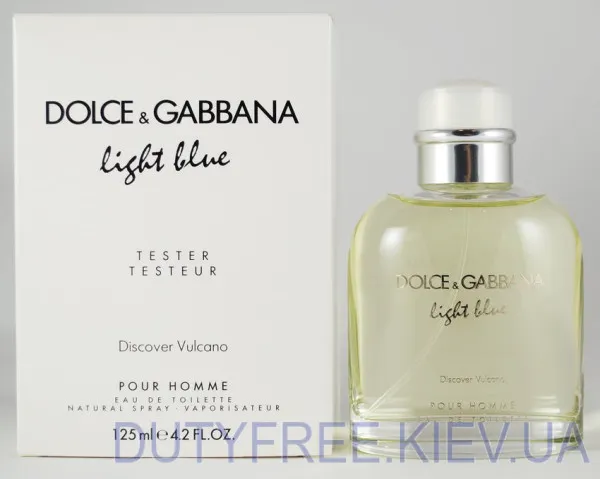 Dolce & Gabbana Light Blue Discover Vulcano Тестер