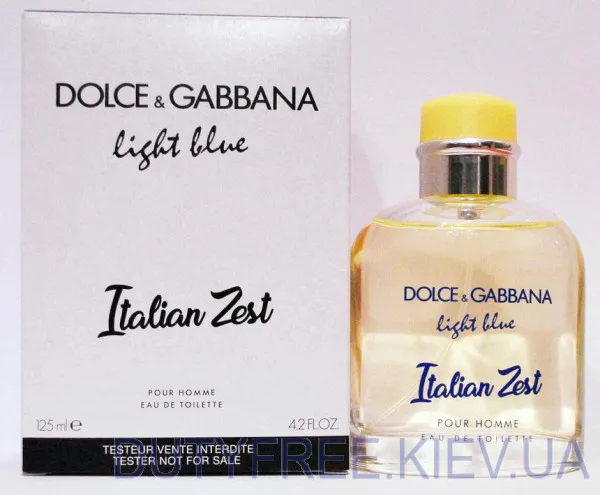 Dolce & Gabbana Light Blue Italian Zest Pour Homme Тестер