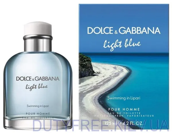 Dolce & Gabbana Light Blue Pour Homme Swimming In Lipari