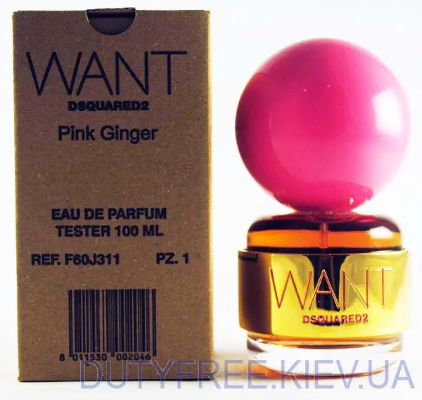 Dsquared2 Want Pink Ginger Тестер