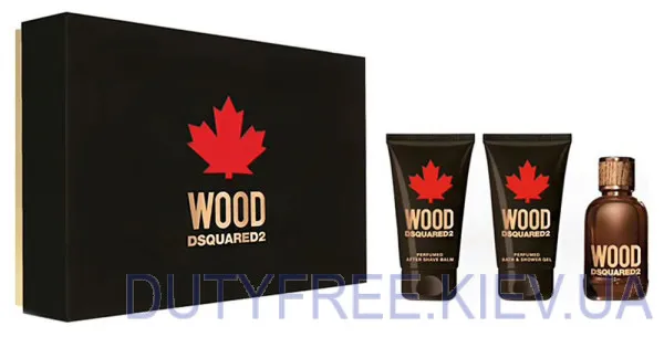Dsquared2 Wood pour Homme Набор edt 50ml+ash/bal 50ml+sh/gel 50ml