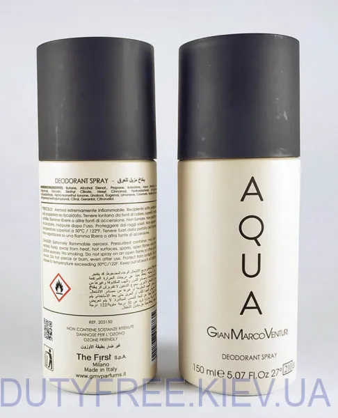 Gian Marco Venturi Aqua Deodorant Spray 150 ml