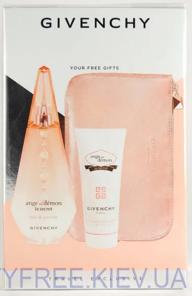 Givenchy Ange Ou Demon Le Secret Набор edp 100ml+b/lotion 75ml+Клатч