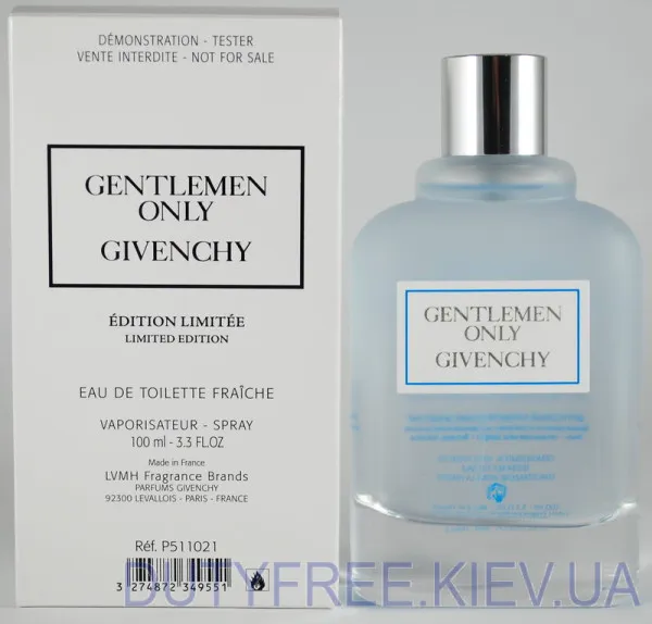 Givenchy Gentlemen Only Fraiche Limited Edition Тестер