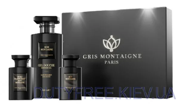 Gris Montaigne Bois Montaigne Набір edp 75ml+sh/gel 650ml+dry oil 150ml