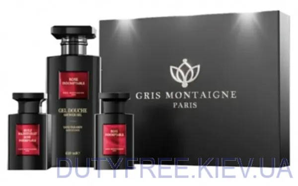 Gris Montaigne Rose Indompable Набір edp 75ml+sh/gel 650ml+dry oil 150ml
