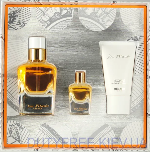 Hermes Jour dHermes Absolu Набор edp 50ml+Mini edp 7.5ml+b/lotion 30ml