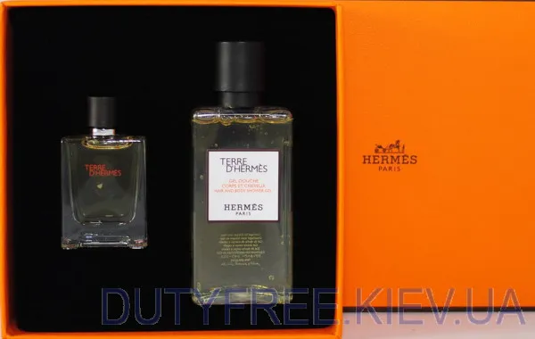 Hermes Terre dHermes Parfum Набор edp 5 ml+sh/gel 40ml