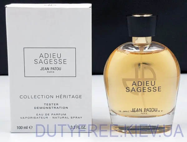 Jean Patou Collection Heritage Adieu Sagesse Тестер