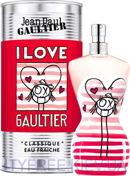 Jean Paul Gaultier Classique Eau Fraiche I Love