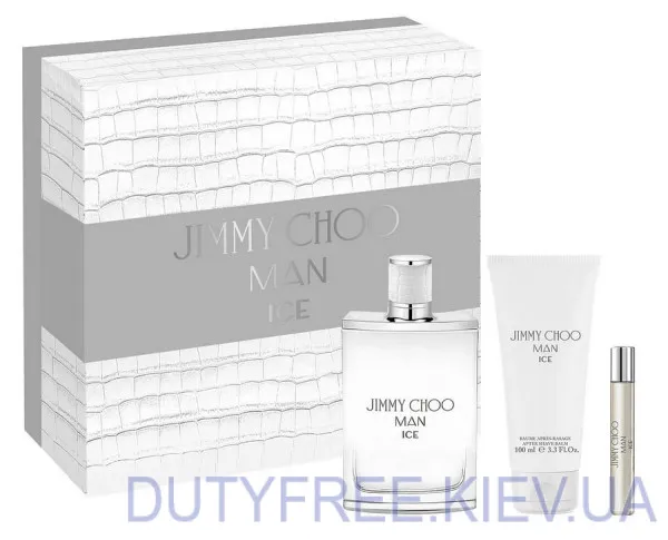 Jimmy Choo Man Ice Набор edt 100ml+edt 7.5ml+ash/bal 100ml