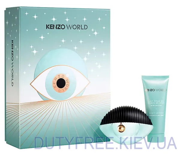 Kenzo World Набор edp 50ml+b/lotion 75ml+Косметичка