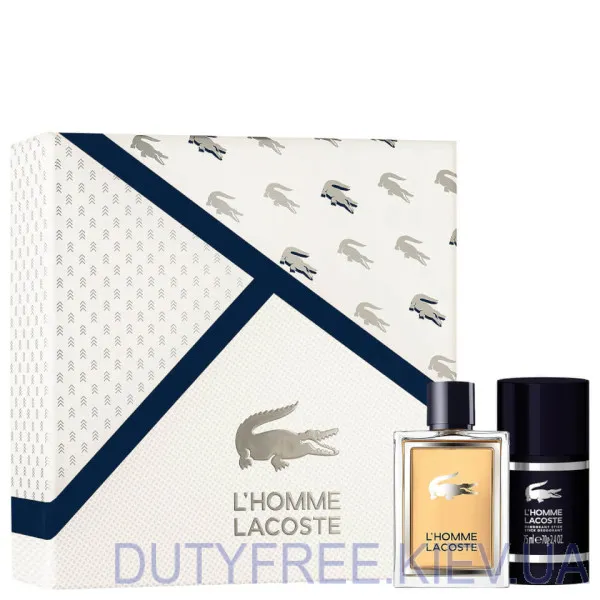 Lacoste LHomme Набор edt 100 m l+ deo 75 ml