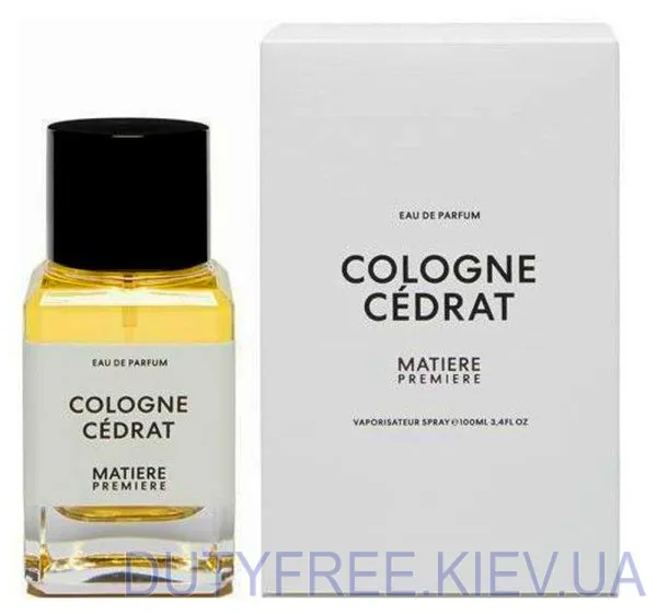 Matiere Premiere Cologne Cedrat