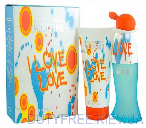 Moschino Cheap and Chic I Love Love Набор edt 30ml+ 50ml b/lotion