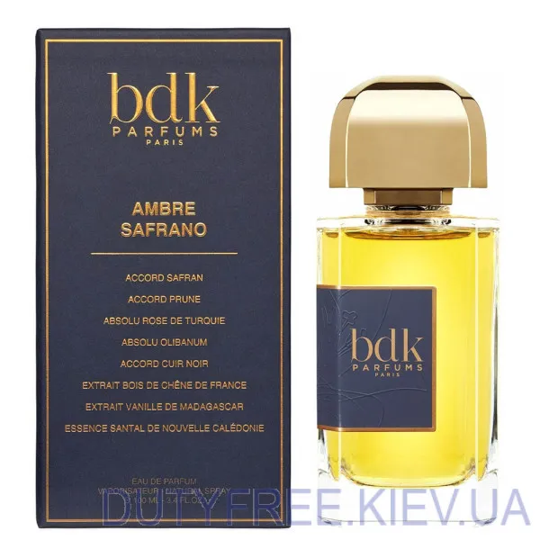 Parfums BDK Ambre Safrano