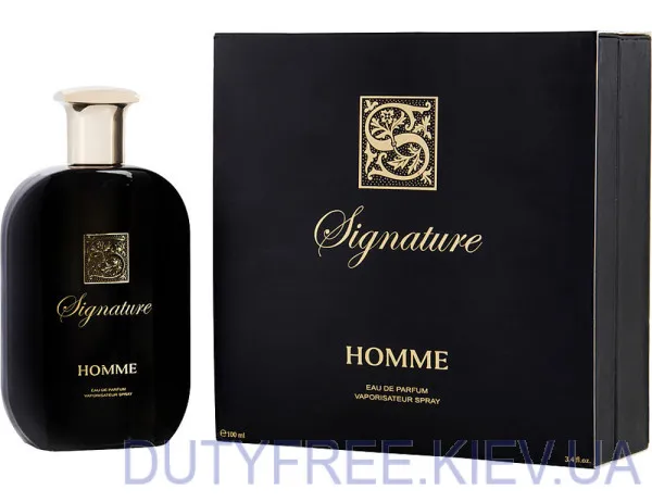 Signature Homme Black Тестер