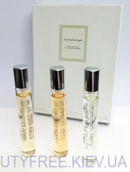 Van Cleef & Arpels Набор 3в1 Precious Oud 7.5 ml+Orchidee Vanille 7.5 ml+Rose Rouge 7.5 ml