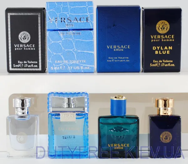 Versace набор миниатюр мужской