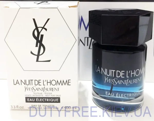 Yves Saint Laurent La Nuit de L'Homme Eau Electrique Тестер