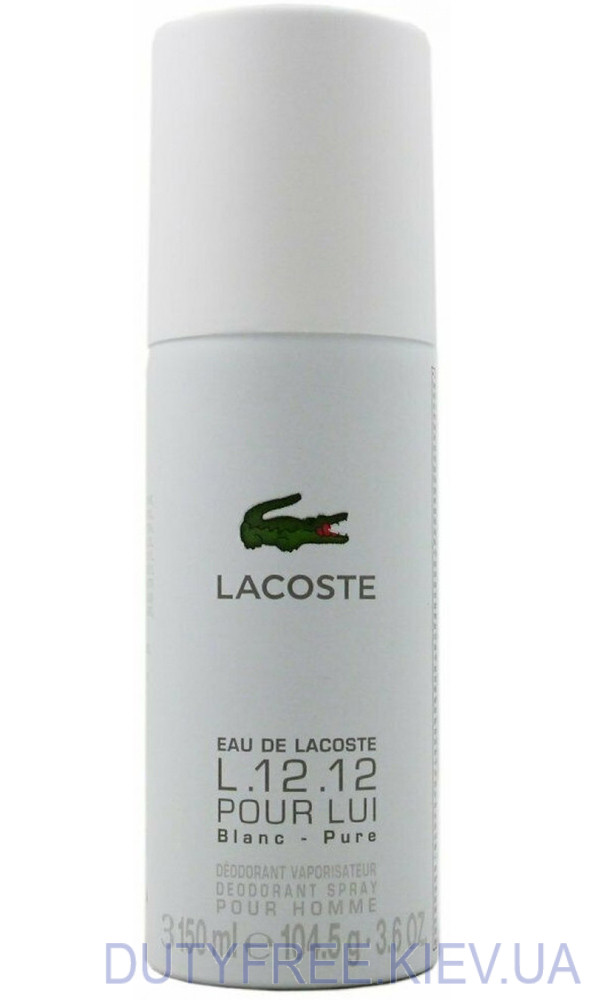 Lacoste Eau De Lacoste L.12.12 Blanc Deodorant Spray 150 ml