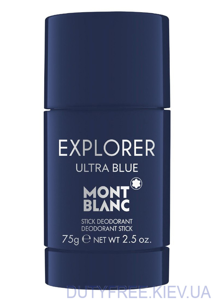 Montblanc Explorer Ultra Blue Deodorant Stick 75 ml