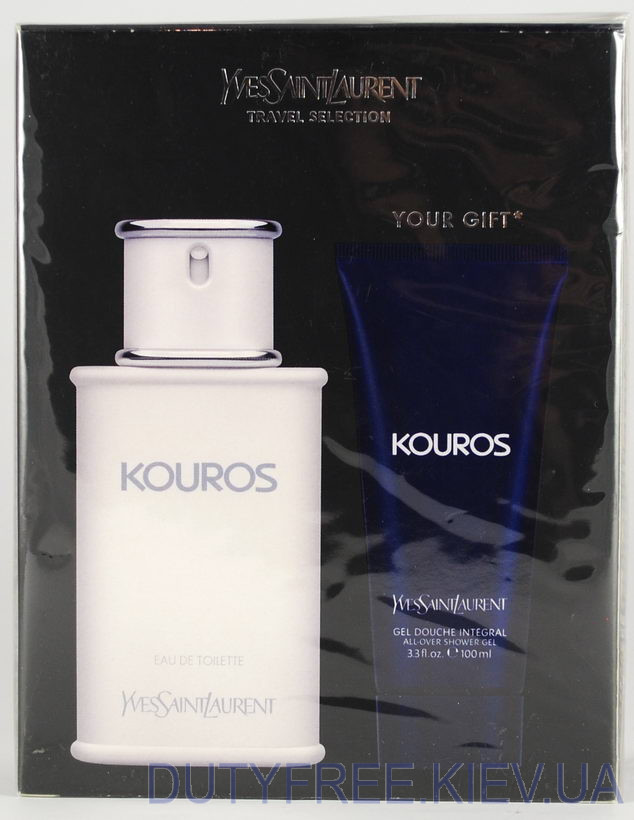 Yves Saint Laurent Kouros Набор edt 100ml+sh/g 100ml