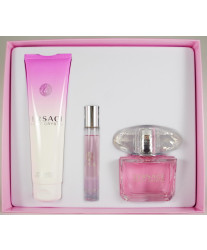 Versace Bright Crystal Набор edt 90ml+b/lotion 150ml+edt 10ml Mini