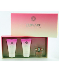 Versace Bright Crystal Набор edt 5ml+sh/gel 25ml+b/lotion 25ml