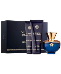 Versace Dylan Blue Pour Femme Набор edp 50ml+b/lotion 50ml+sh/g 50ml