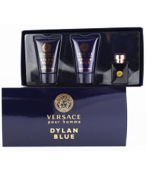 Versace Pour Homme Dylan Blue Набор edt 5ml+ash/bal 25ml+sh/gel 25ml