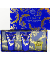 Versace Yellow Diamond Intense Набор edp 5ml+b/lotion 25ml+sh/g 25ml